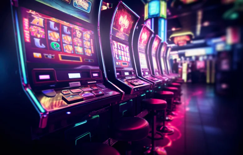 maquinas tragamonedas en un casino
